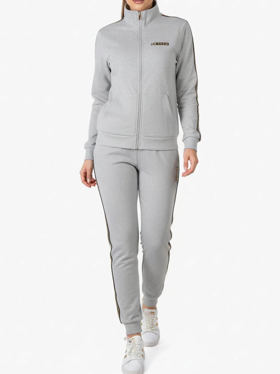 Charro Completo tuta da donna 2 pezzi full zip - grigio