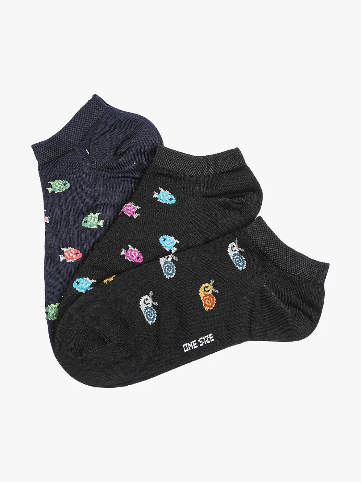 Charro Confezione da 3 paia di calze corte sneakers da donna in cotone