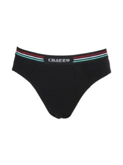 Charro Slip uomo in cotone - nero