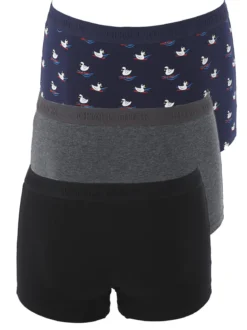 Chill Duck Confezione da 3 boxer da uomo in cotone con stampe disegni