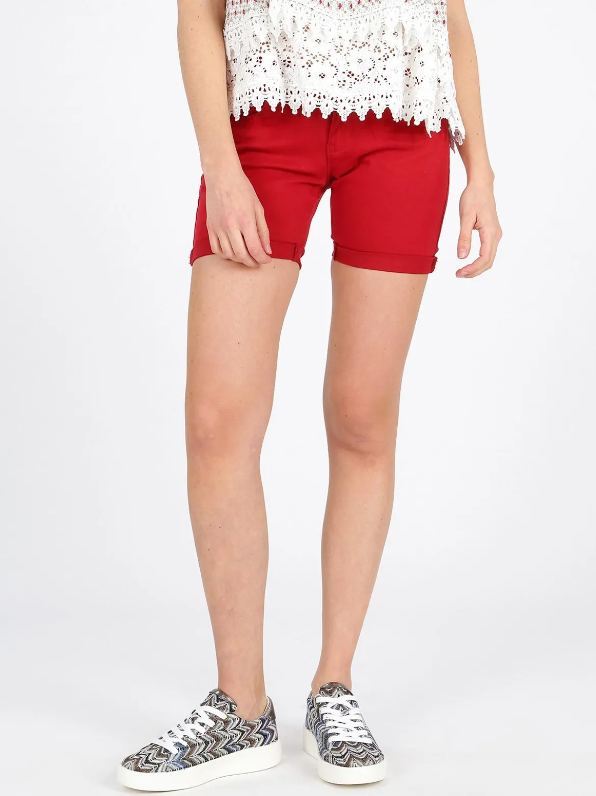 Chris Jeans Shorts con risvolto