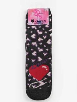 Ciocca Calze antiscivolo bimba con cuori