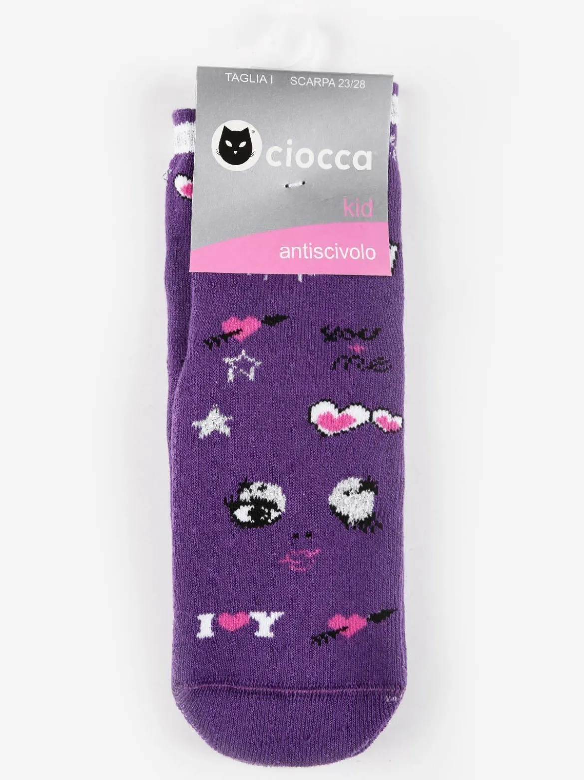 Ciocca Calze antiscivolo da bambina con stampe