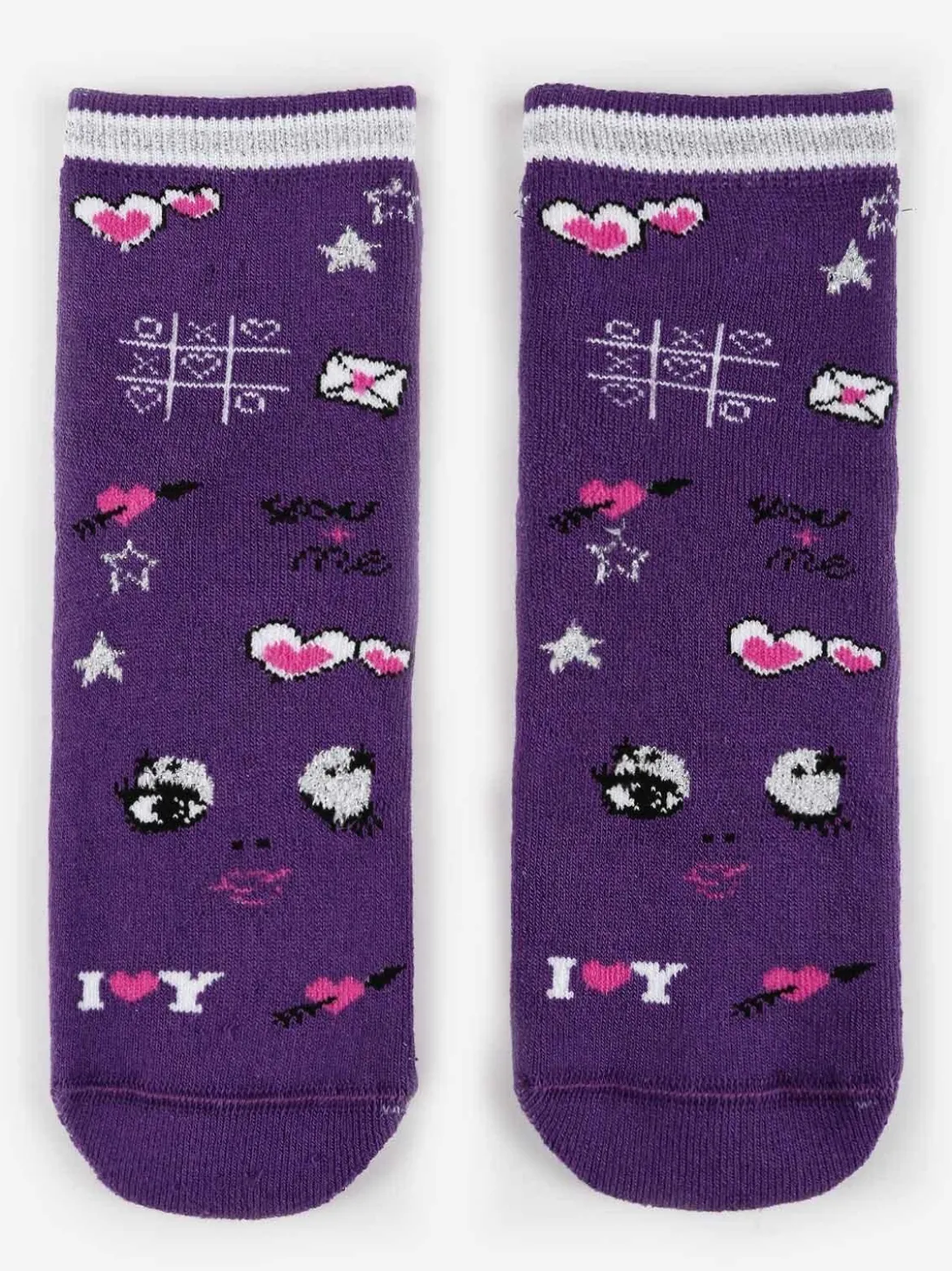 Ciocca Calze antiscivolo da bambina con stampe