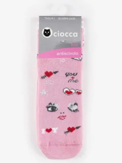 Ciocca Calze antiscivolo da bambina con stampe