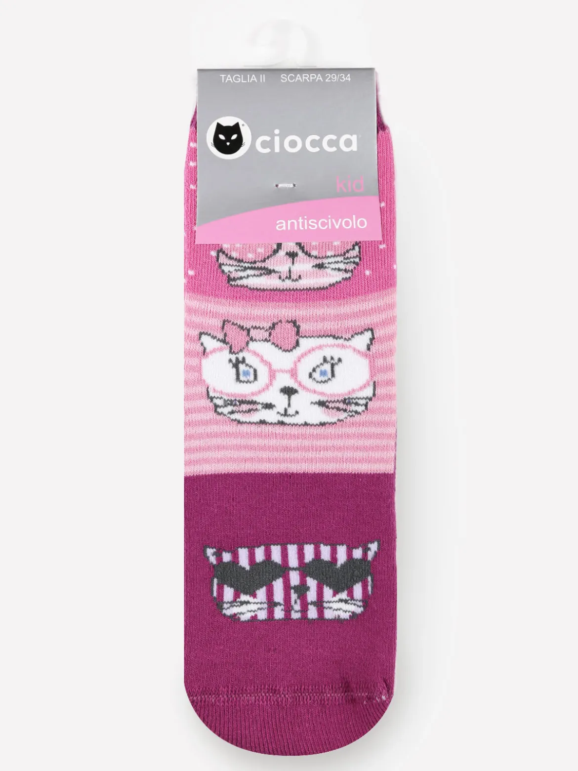 Ciocca Calze antiscivolo gatto da bambina