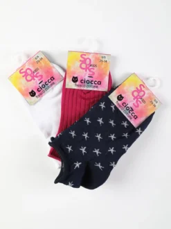 Ciocca Calze corte da bambina Confezione da 3 paia