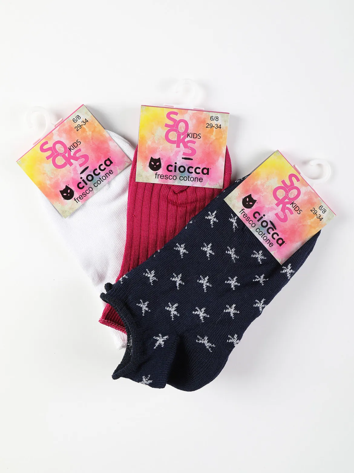 Ciocca Calze corte da bambina Confezione da 3 paia
