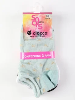 Ciocca Calze corte da bambina Confezione da 3 paia