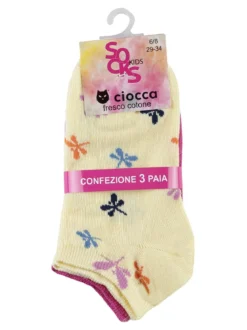 Ciocca Calze corte da bambina Confezione da 3 paia