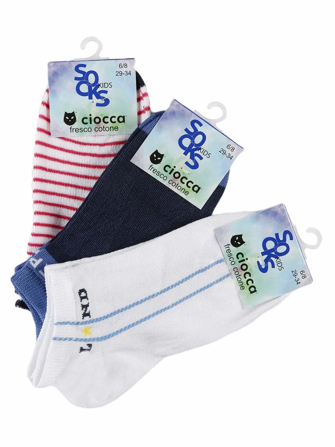 Ciocca Calze corte da bambino Confezione da 3 paia