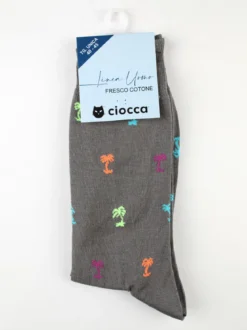 Ciocca Calze da uomo in fresco cotone con stampe