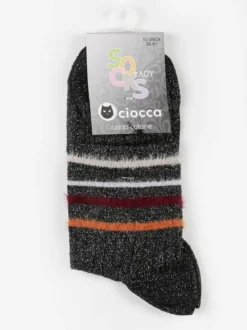 Ciocca Calze donna lurex in caldo cotone