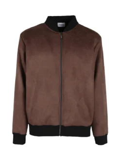Close-Up Giacca da uomo scamosciata con zip