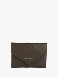Coconuda Portafoglio in pelle da donna con portamonete esterno