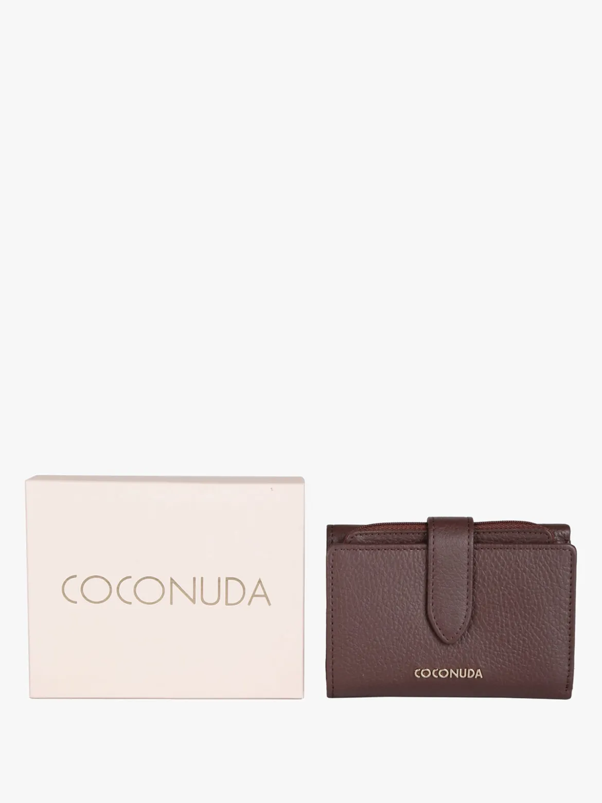 Coconuda Portafoglio in pelle da donna con portamonete removibile