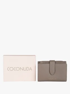Coconuda Portafoglio in pelle da donna con portamonete removibile