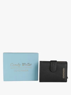 Coconuda Portatessere da donna in pelle con clip