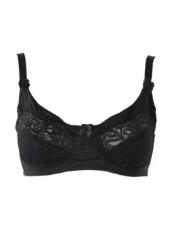 Coconuda PRIMULA Reggiseno strutturato con pizzo senza imbottitura e senza ferretto COPPA C - nero