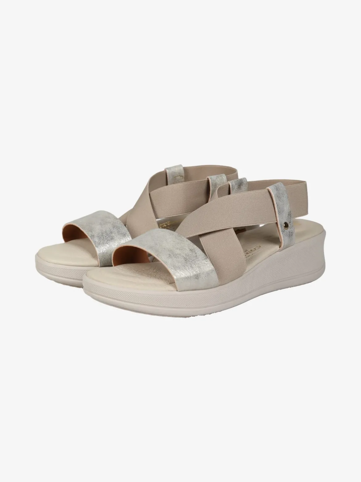 Confosana Sandali donna comode con fascia elastica
