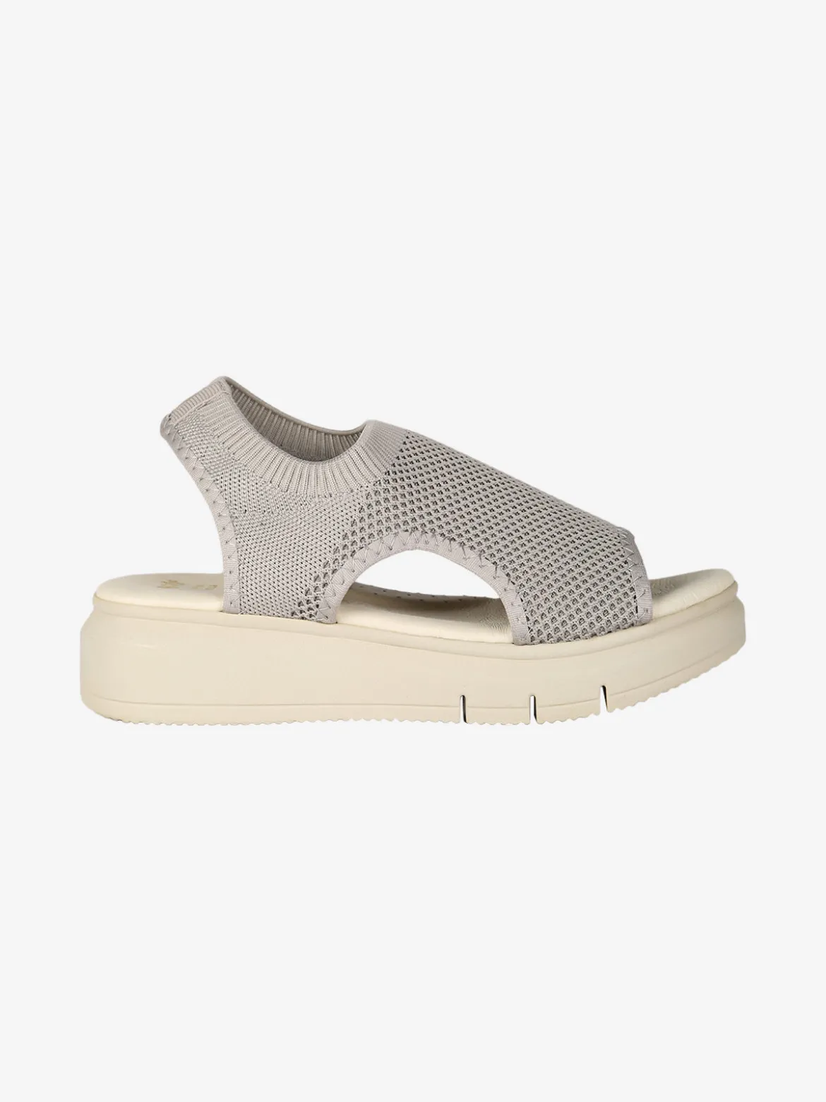 Confosana Sandali donna in tessuto con platform