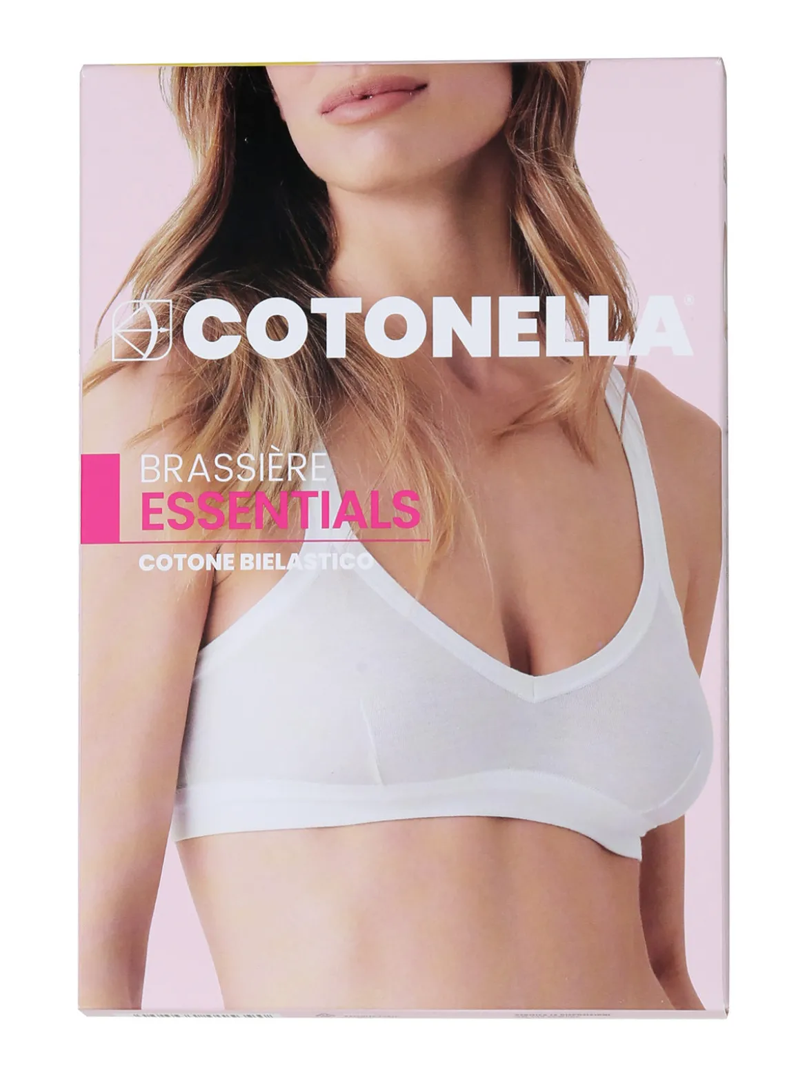 Cotonella Brassiere donna in cotone bielastico - beige