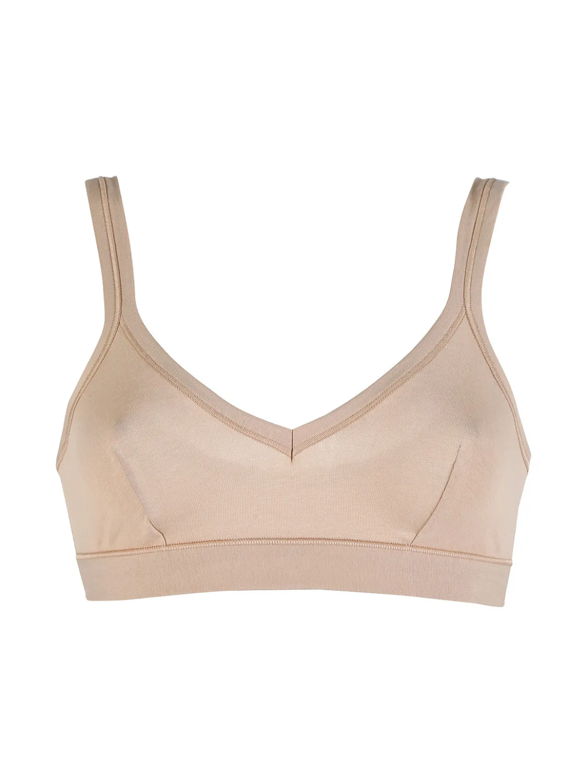 Cotonella Brassiere donna in cotone bielastico - beige