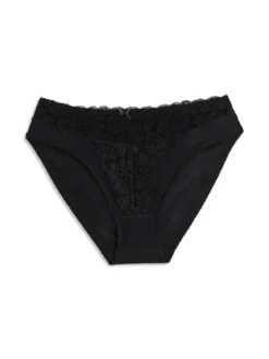 Cotonella Slip donna in cotone modal e pizzo