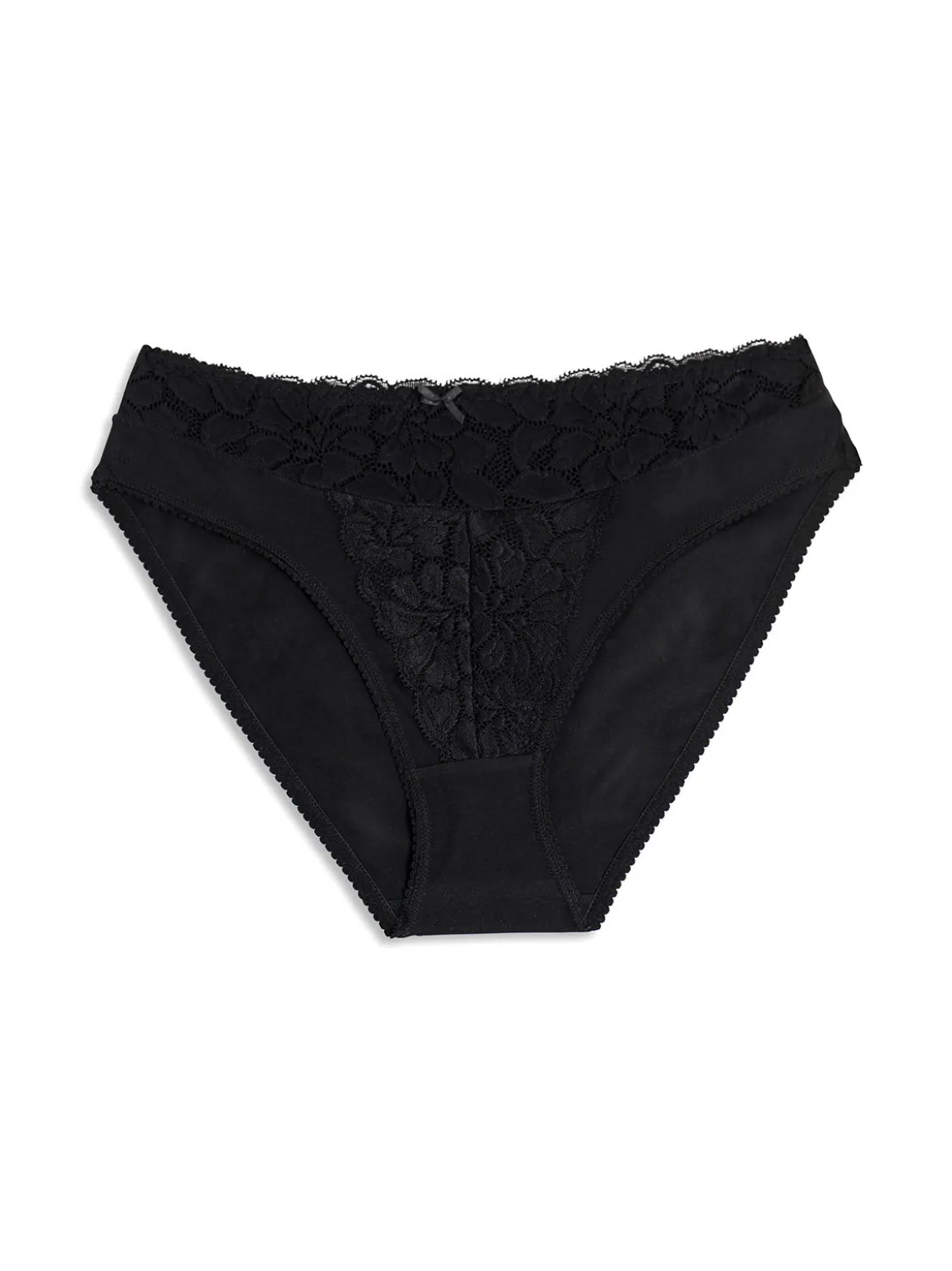 Cotonella Slip donna in cotone modal e pizzo