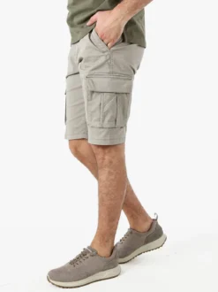 Cotton Belt Bermuda cargo da uomo in cotone stretch - sabbia