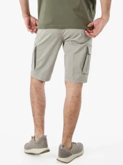 Cotton Belt Bermuda cargo da uomo in cotone stretch - sabbia