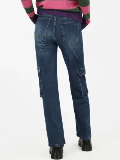Cover Girl Jeans donna a gamba dritta con tasconi laterali