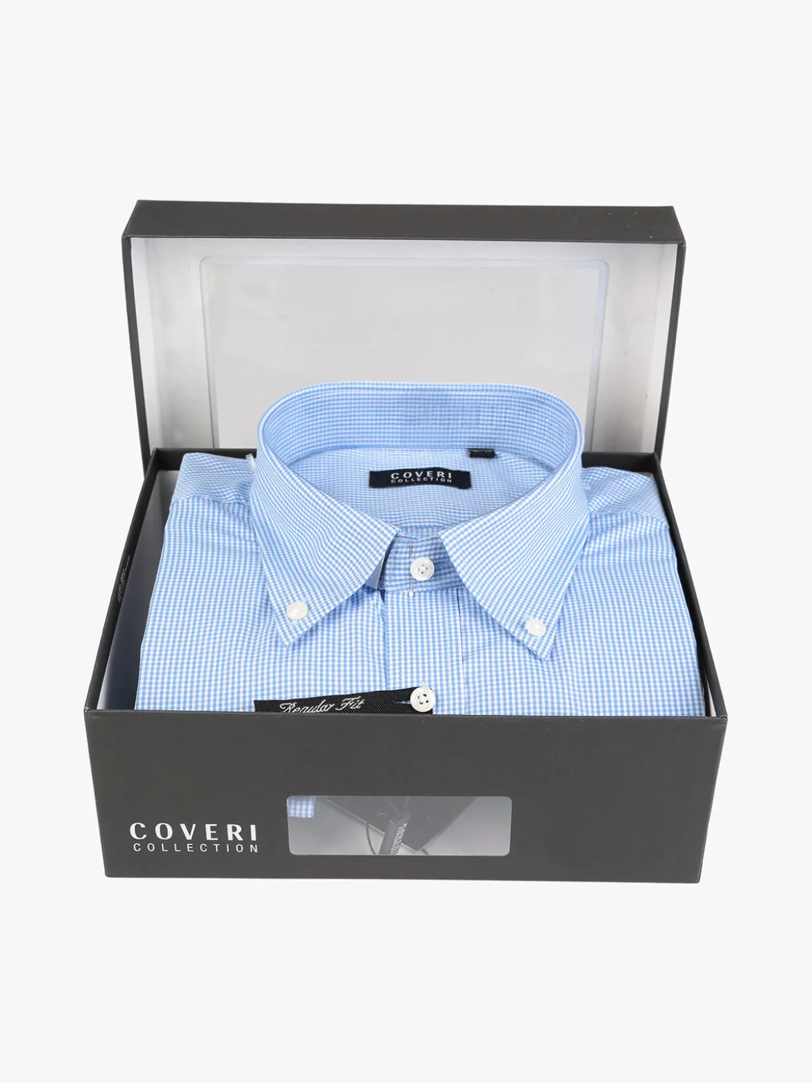 Coveri Collection Camicia da uomo a quadretti regular fit in cotone