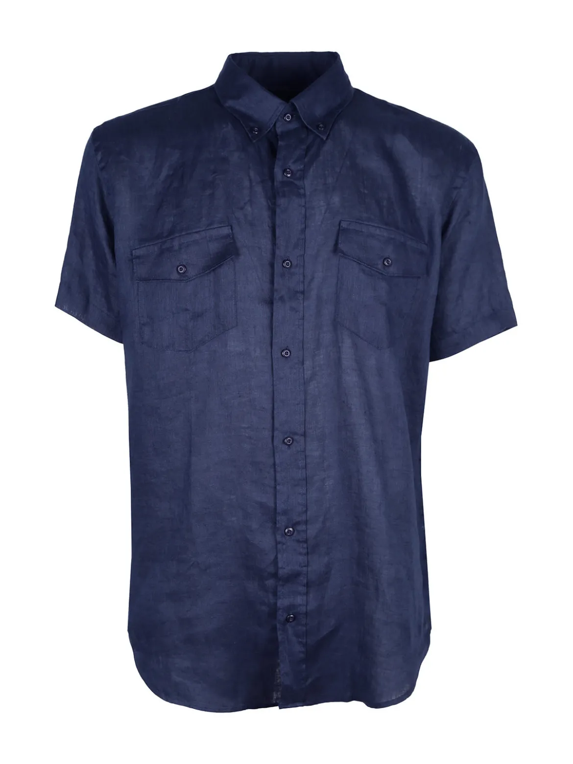 Coveri Collection Camicia in lino da uomo a maniche corte
