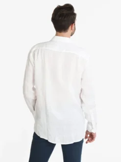Coveri Collection Camicia in lino da uomo a maniche lunghe