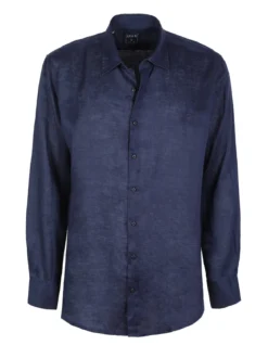 Coveri Collection Camicia in lino da uomo a maniche lunghe