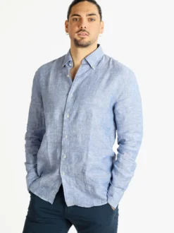 Coveri Collection Camicia regular da uomo in lino