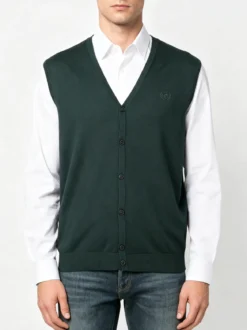 Coveri Collection Gilet in maglia da uomo con bottoni