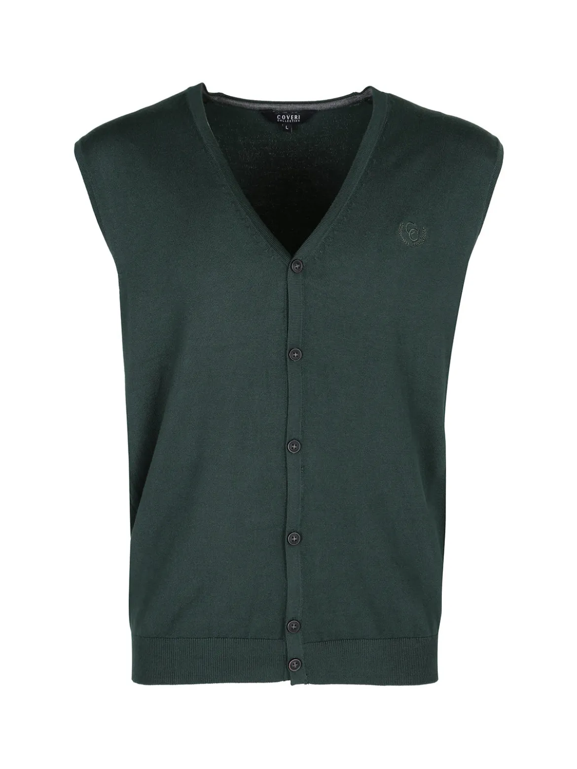 Coveri Collection Gilet in maglia da uomo con bottoni