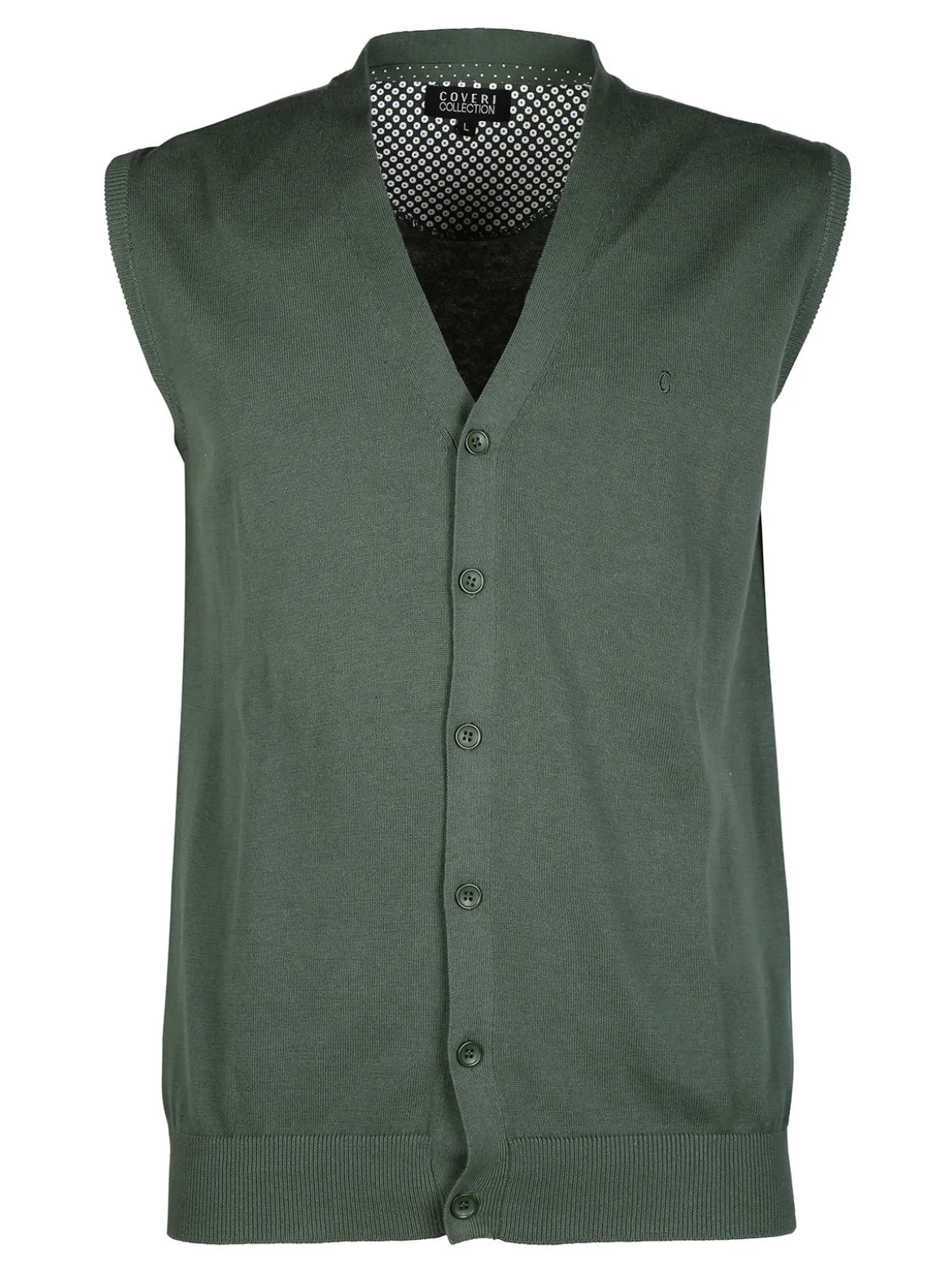 Coveri Collection Gilet uom in maglia con bottoni
