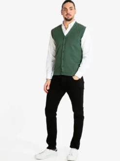 Coveri Collection Gilet uom in maglia con bottoni