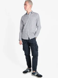 Coveri Collection Pantaloni cargo da uomo in cotone con coulisse