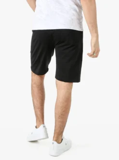 Coveri Moving Bermuda da uomo in cotone con coulisse - nero