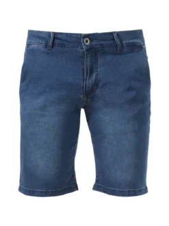 Coveri Moving Bermuda da uomo in cotone effetto jeans - jeans
