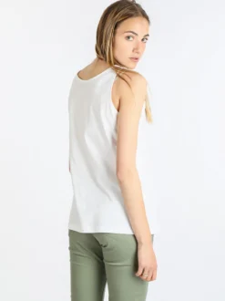 Coveri Moving Canotta donna in cotone con scritta