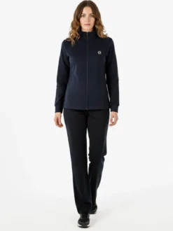 Coveri Moving Completo tuta da donna 2 pezzi in cotone full zip - blu scuro