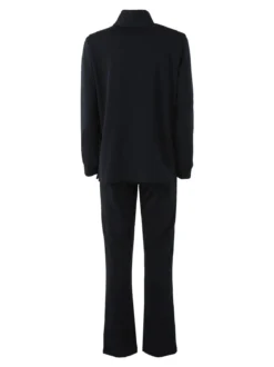 Coveri Moving Completo tuta da donna 2 pezzi in cotone full zip - blu scuro