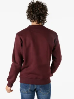 Coveri Moving Felpa girocollo da uomo - bordeaux
