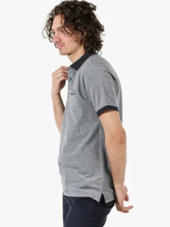 Coveri Moving Polo da uomo a maniche corte in cotone - blu scuro