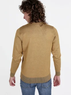 Coveri Moving Pullover da uomo in maglia con taschino